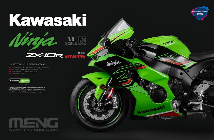 meng-mt007t-kawasaki-ninja-zx-10r-krt-maquette-moto-1-9 image 1