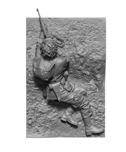 h3-models-16153-figurine-parachutiste-us-1-16-ww2 image 1