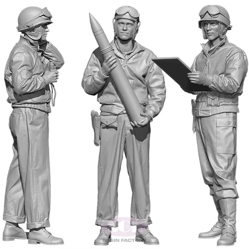 sol-resin-factory-mm680-m10-tank-crew-figurines-1-35-wwii image 1