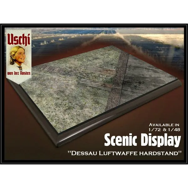 uschi-dessau-hardstand-fond-diorama-avion-1-72-carton image 1