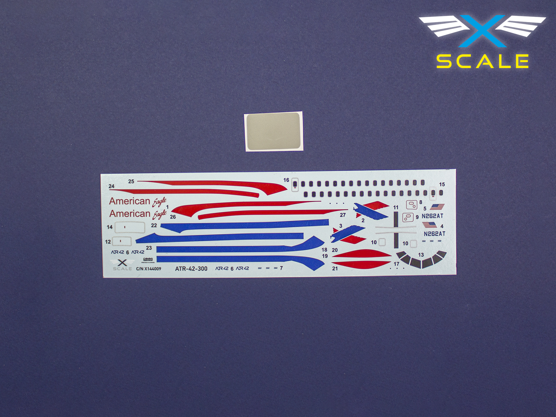 x-scale-atr-42-300-american-eagle-maquette-avion-ligne image 6