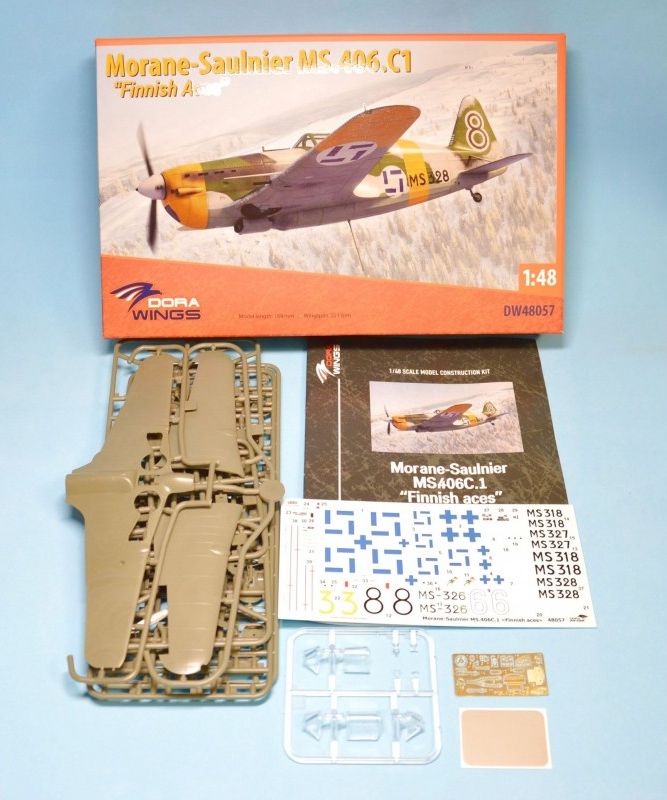 dora-wings-morane-ms-406-finnish-aces-1-48-kit-chasseur image 2