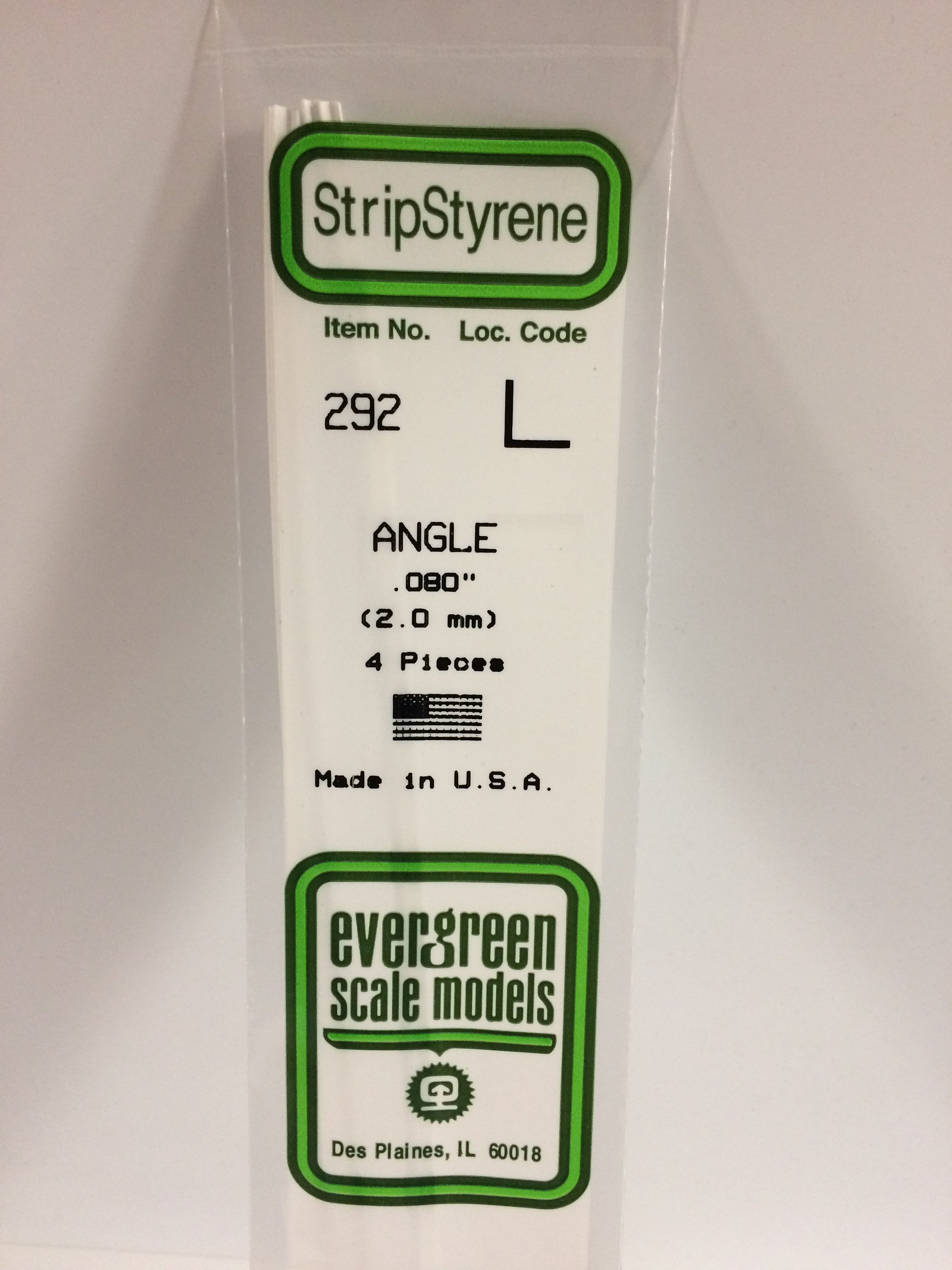 evergreen-shapes-292-corni-re-polystyr-ne-blanc-2mm-4-pi-ces image 1
