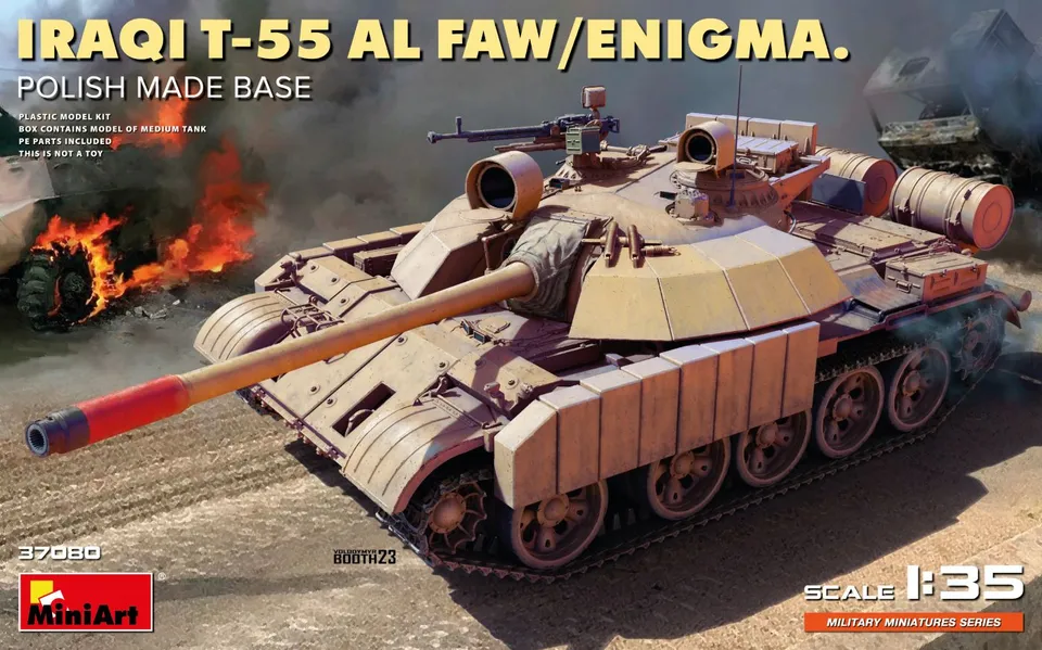 miniart-37080-t-55-al-faw-maquette-char-1-35-enigma image 1