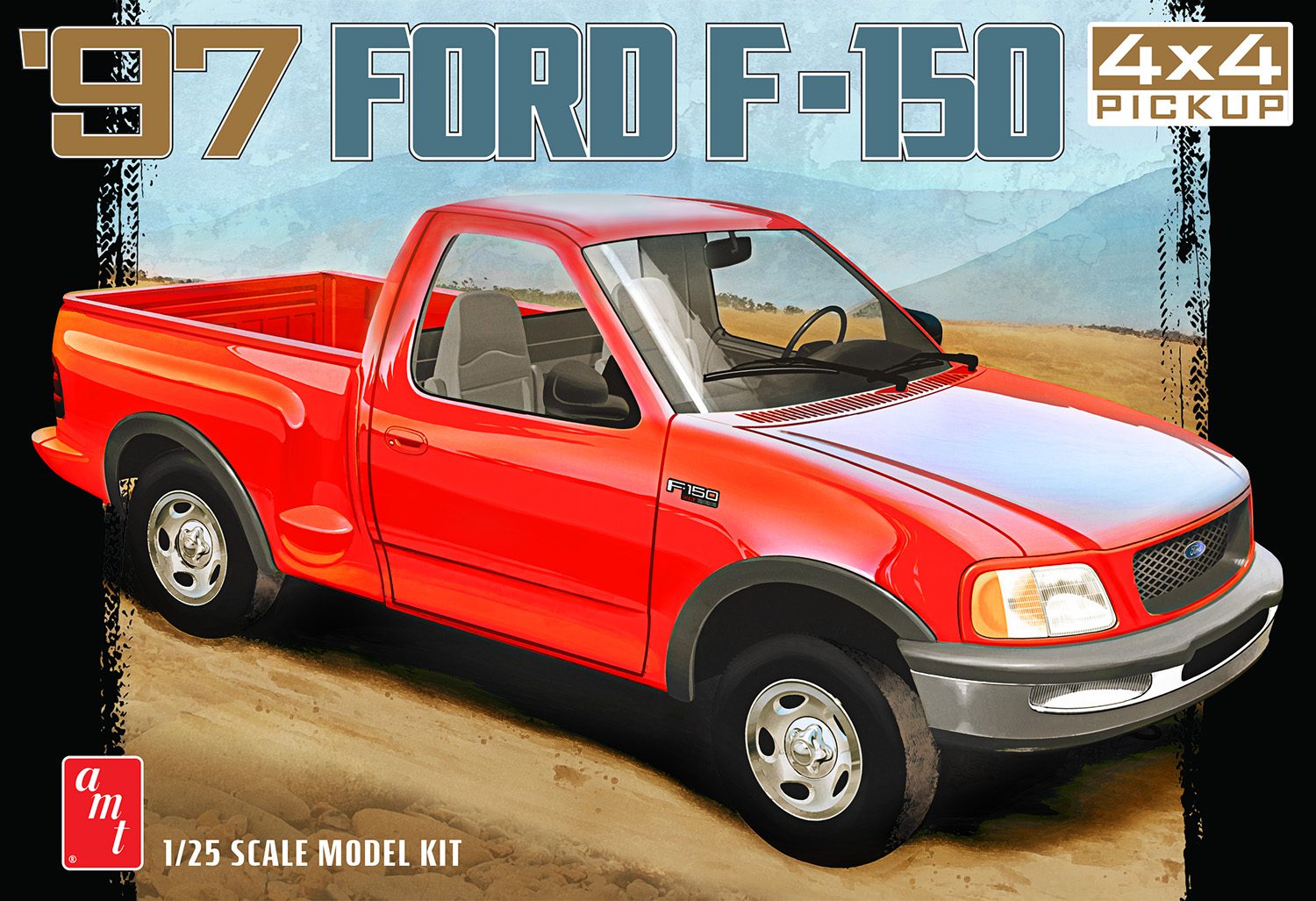 amt-ford-f-150-1997-4x4-maquette-1-25-pickup-127-pi-ces image 1
