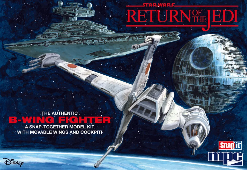 mpc-b-wing-fighter-star-wars-1-144-maquette-snap-jedi image 1