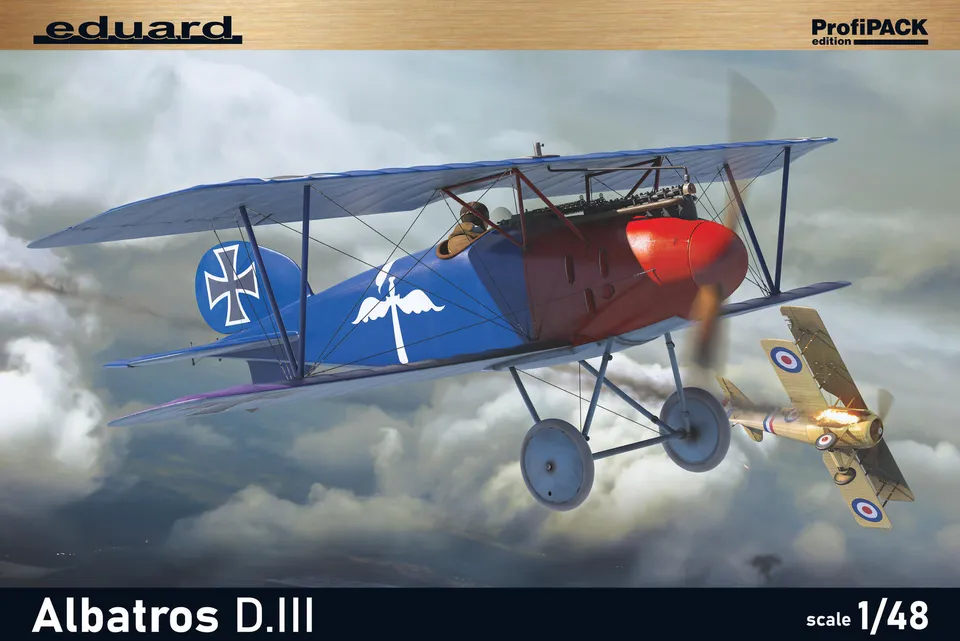eduard-8114-albatros-d-iii-maquette-avion-1-48-ww1 image 1
