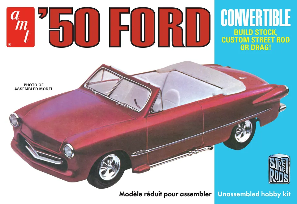 amt-ford-convertible-1950-maquette-cabriolet-1-25-street-rods image 1