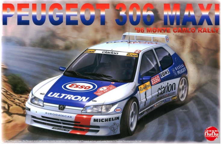 nunu-24009-peugeot-306-maxi-maquette-voiture-1-24-monte-carlo image 1