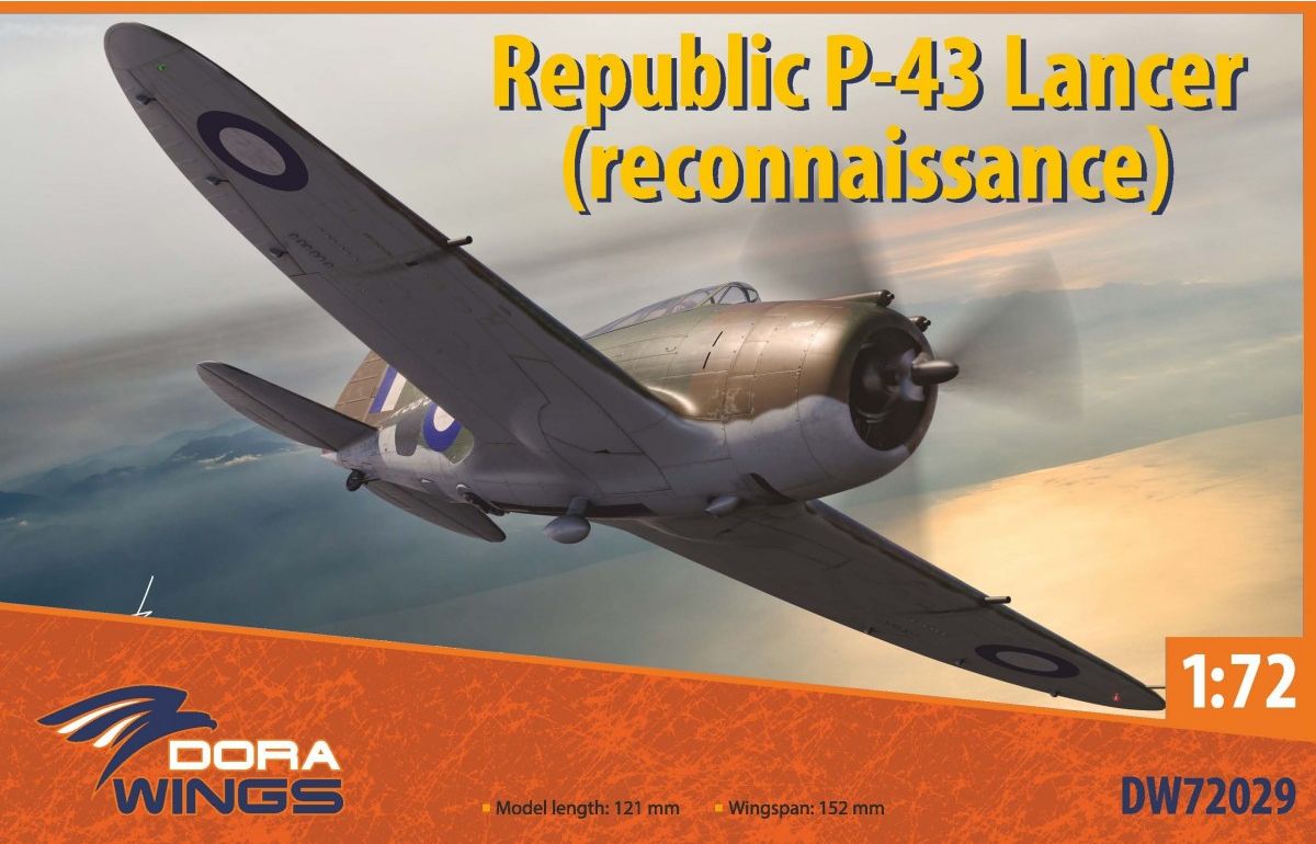 dora-wings-1-72-republic-p-43-lancer-maquette-avion-reco image 1