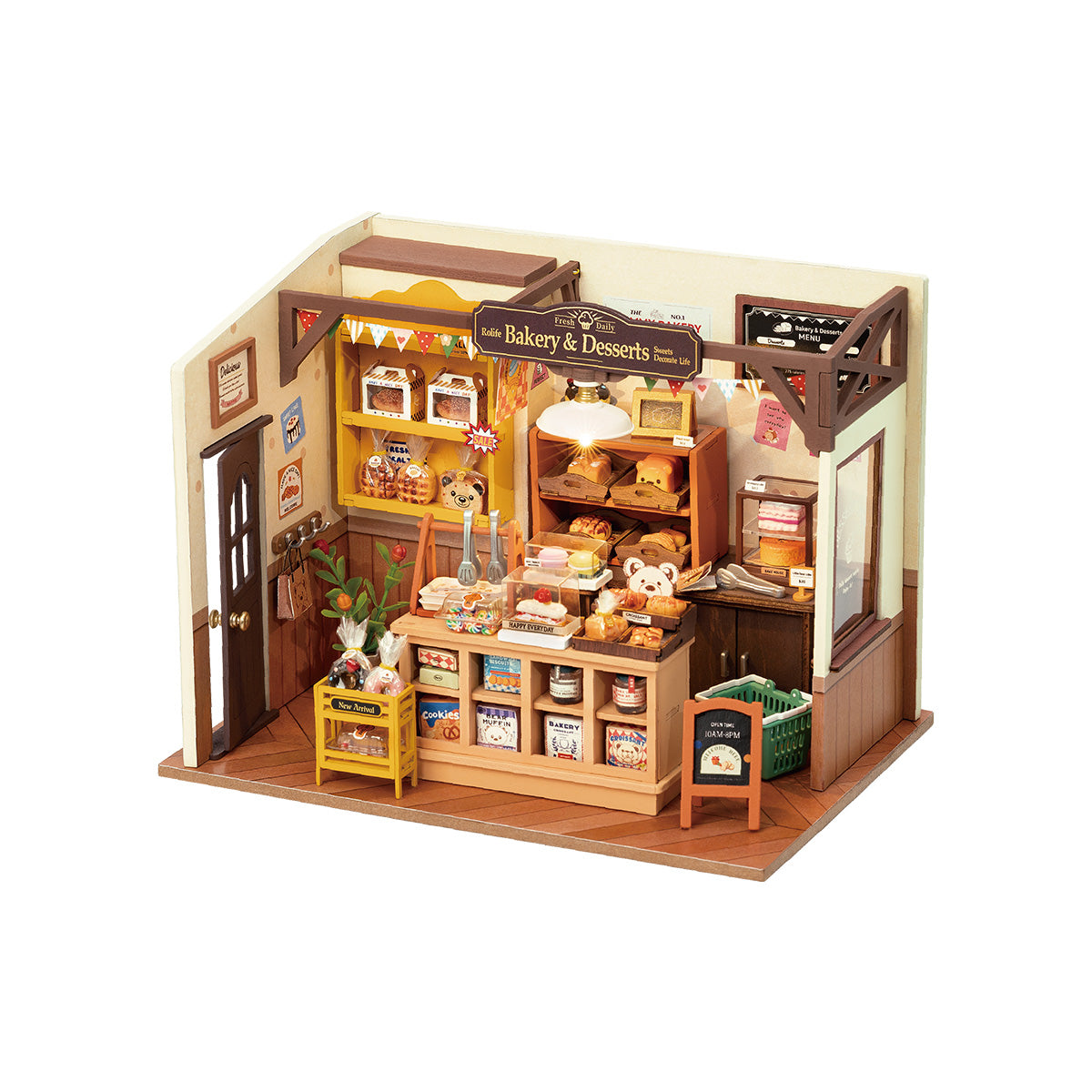 rolife-dg161-becka-s-baking-house-kit-maison-miniature image 1