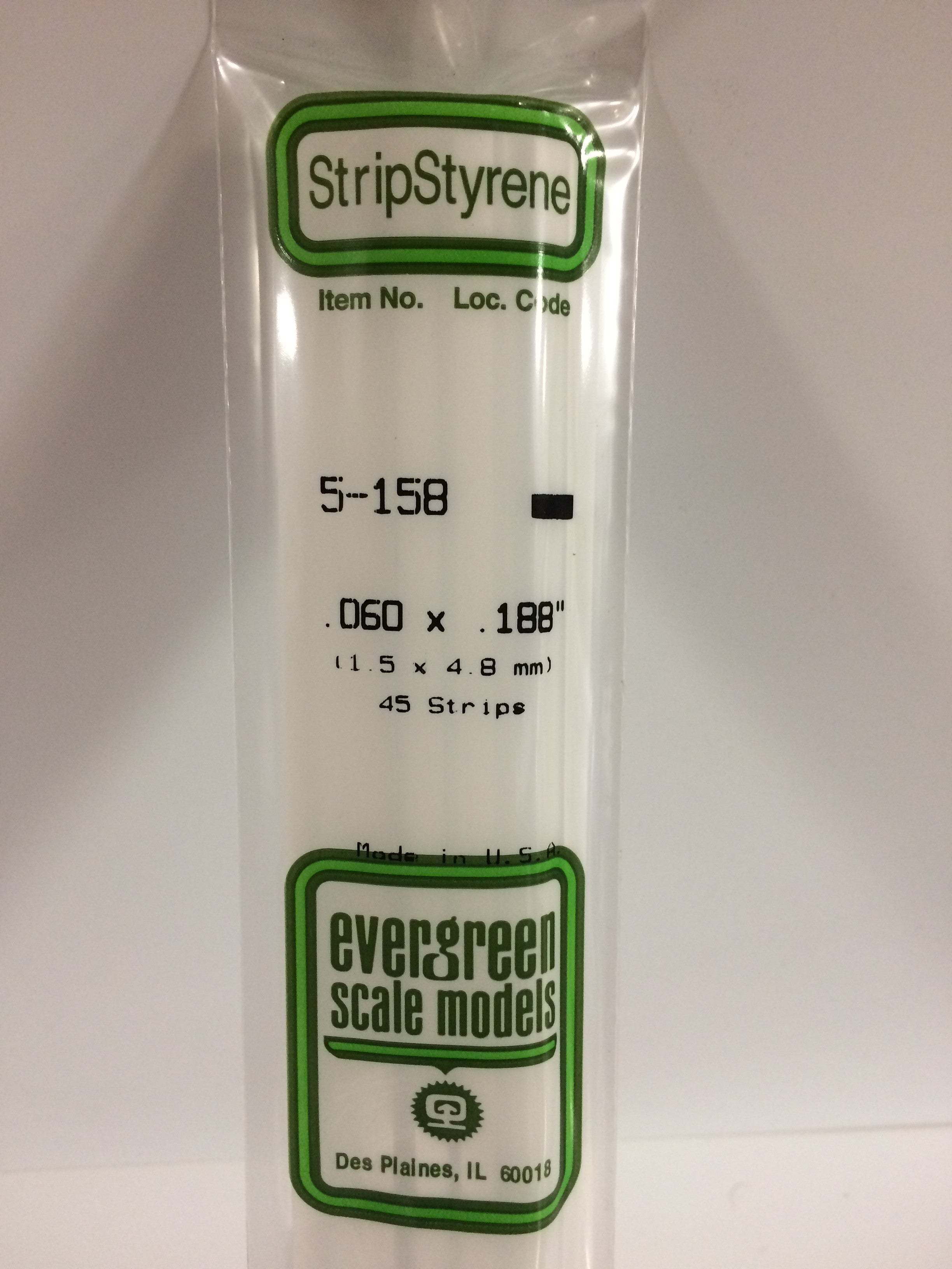 evergreen-strips-158-baguette-plastique-blanc-1-5x4-8-mm-9-pcs image 2