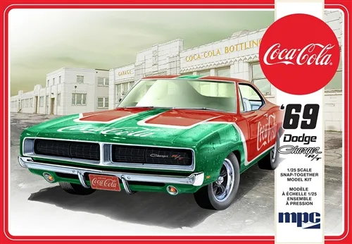mpc-1969-dodge-charger-r-t-coca-cola-maquette-voiture-1-25 image 1