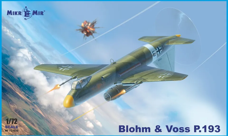 mikromir-7203-blohm-und-voss-p-193-maquette-avion-1-72 image 1