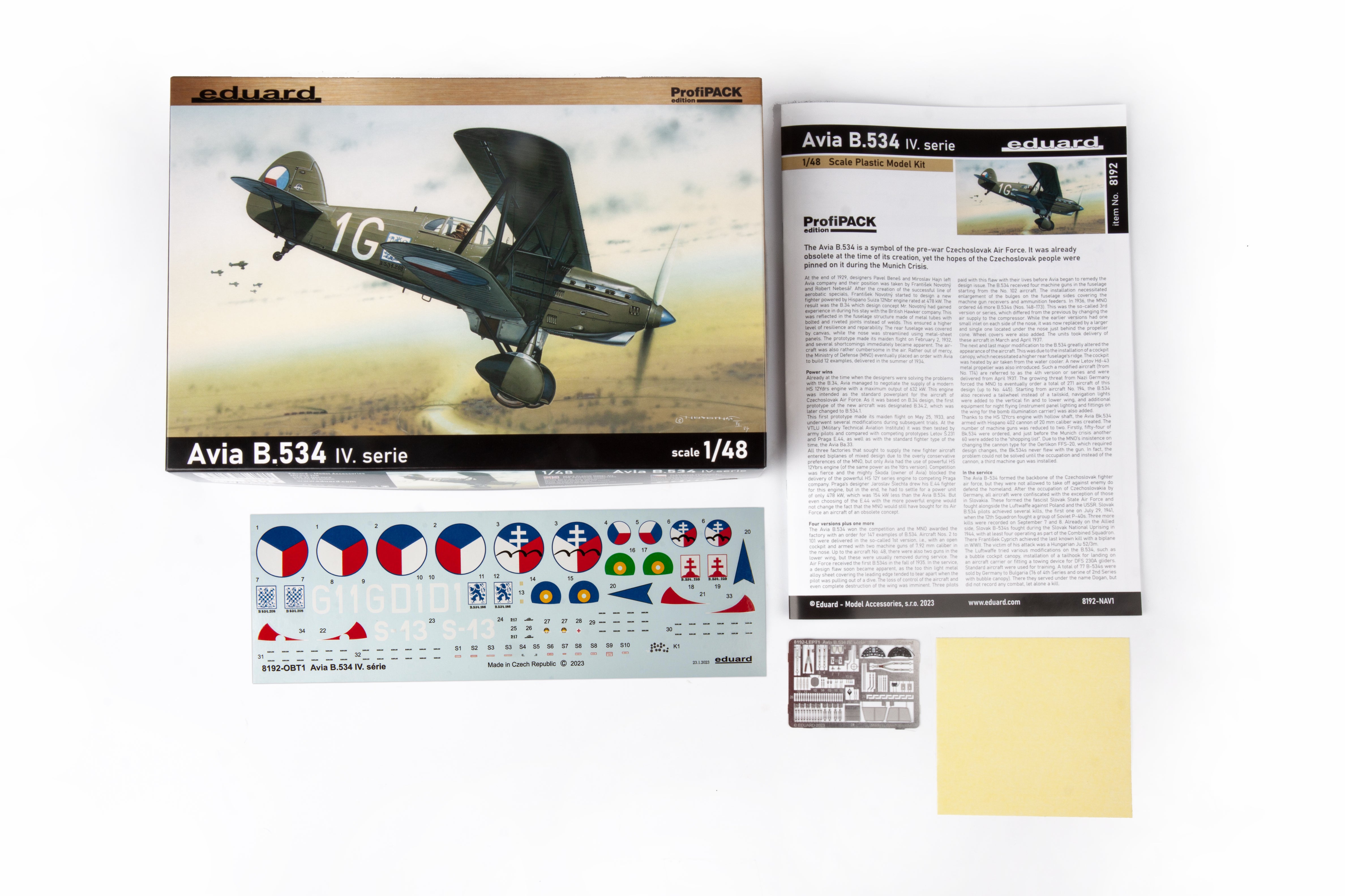 eduard-8192-avia-b-534-iv-profipack-maquette-avion-1-48 image 2