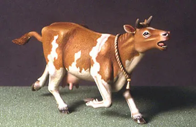 def-model-do35a01-scared-cow-figurine-vache-r-sine-1-35 image 1