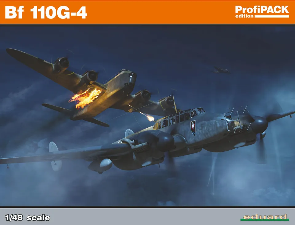eduard-8208-bf-110g-4-profipack-maquette-avion-1-48-chasseur-nuit image 1
