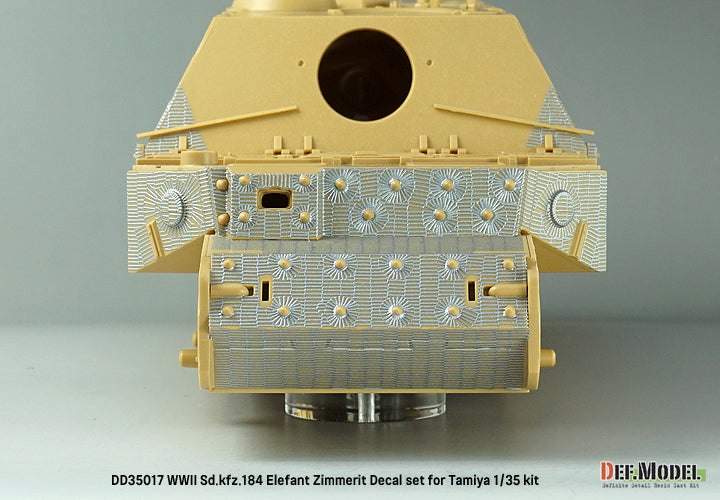 def-model-dd35017-elefant-zimmerit-decals-relief-1-35-pour-tamiya image 4