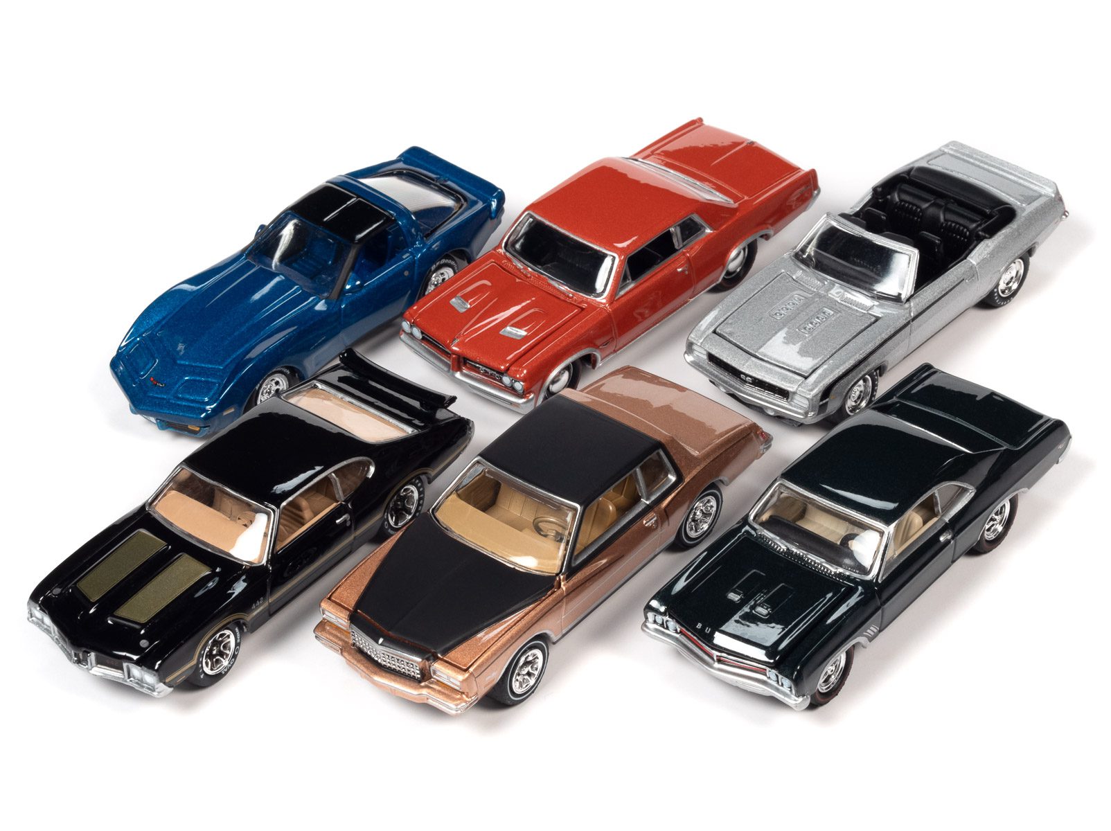 johnny-lightning-muscle-cars-usa-2023-r1-set-b-6-voitures-1-64 image 2