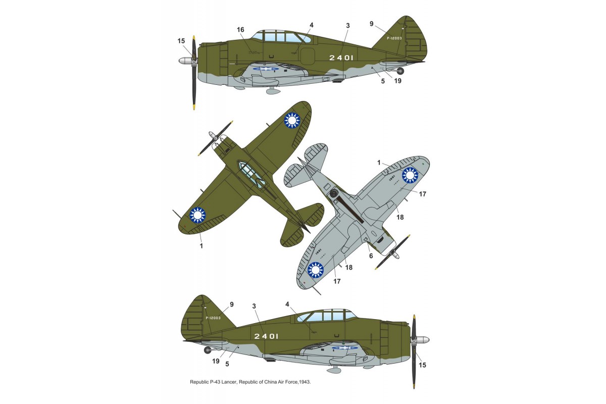 dora-wings-1-48-republic-p-43a-lancer-maquette-avion-chine image 3