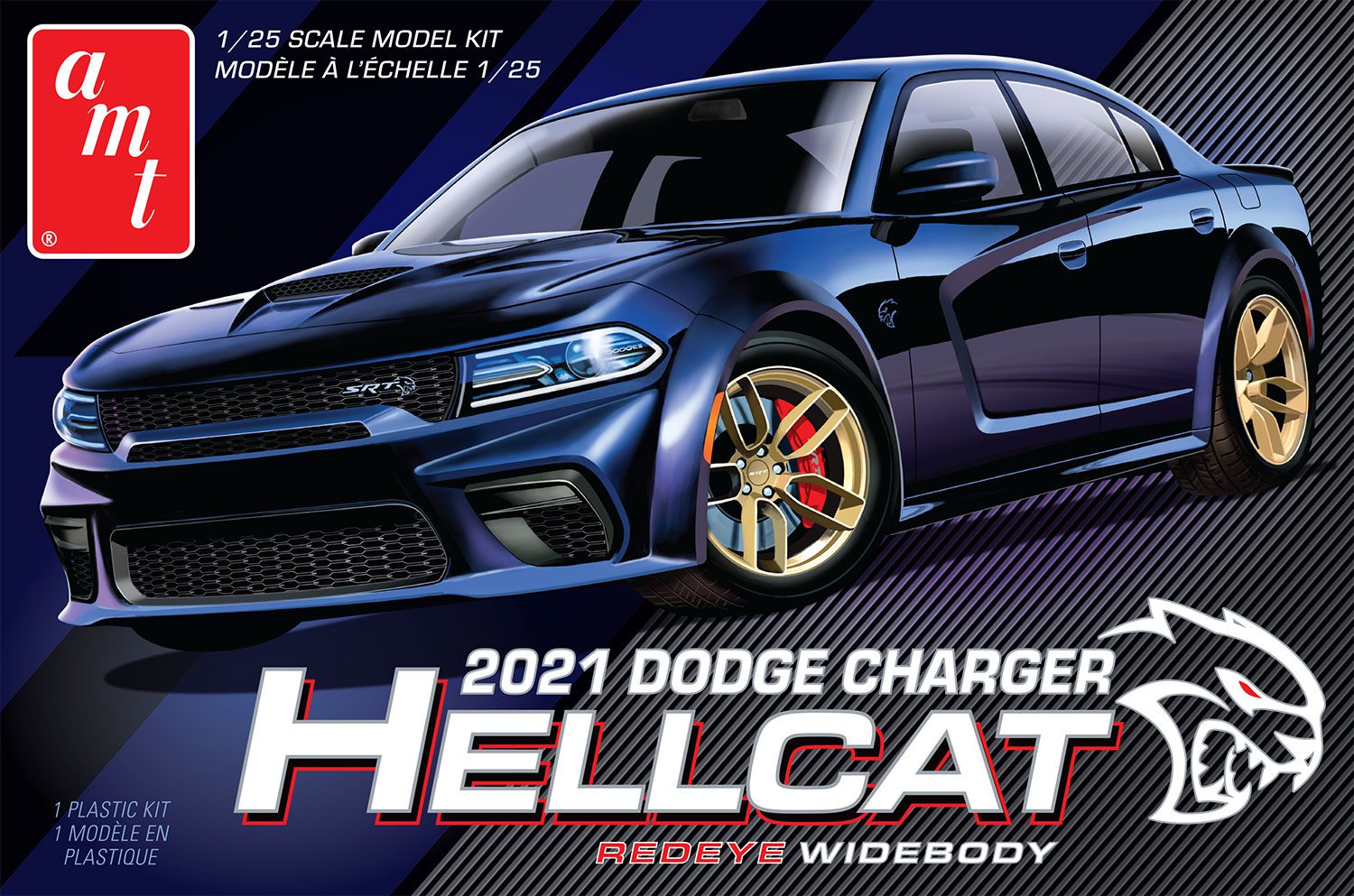 amt-dodge-charger-hellcat-redeye-maquette-voiture-1-25-widebody image 1