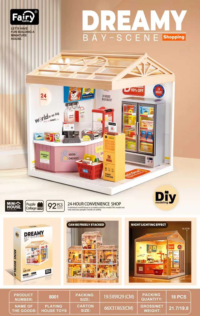 fairy-care-fc-dbs8001-maison-miniature-shopping-dreamy-bay image 1