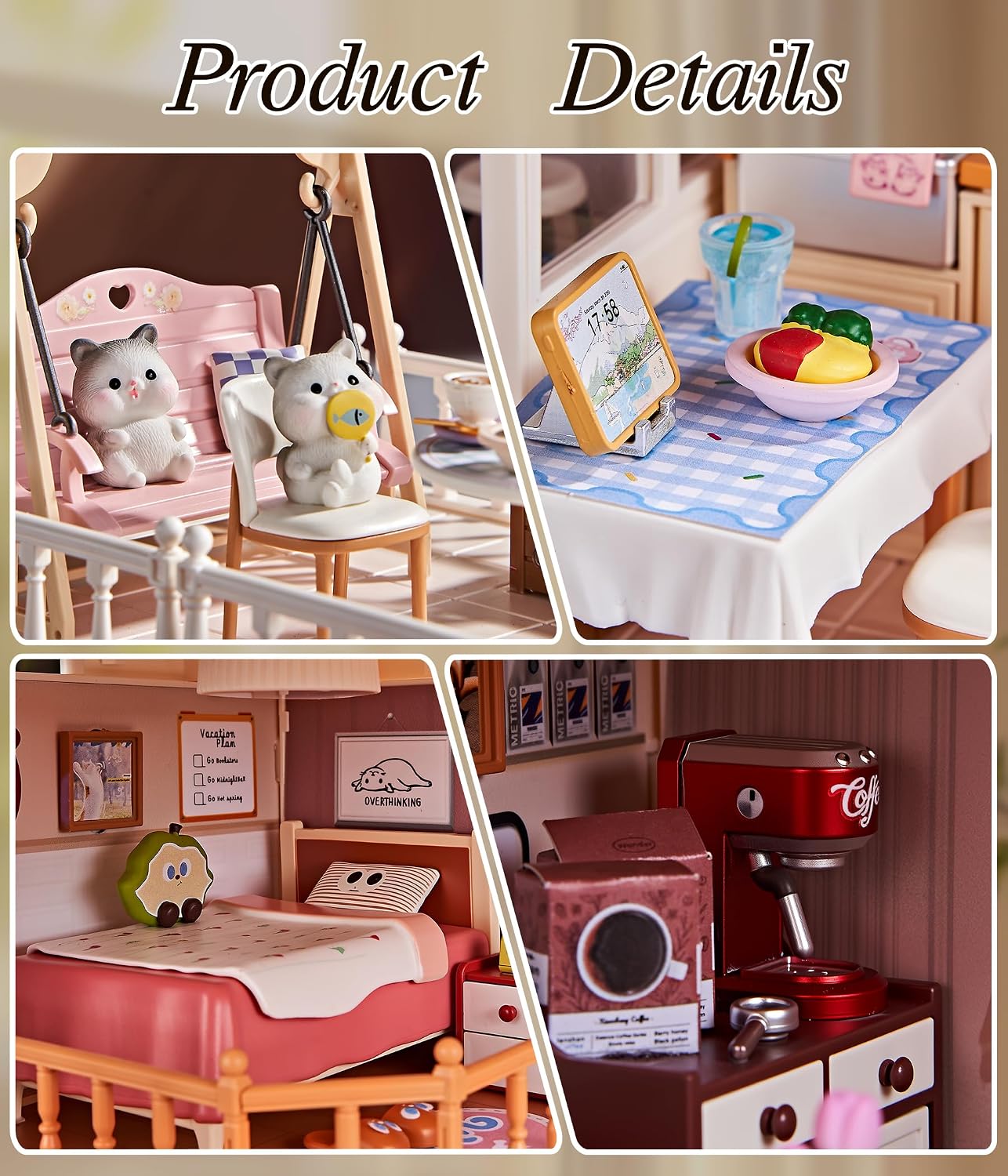 fairy-care-dreamy-bay-maison-miniature-chats-2-tages-78-pcs image 4