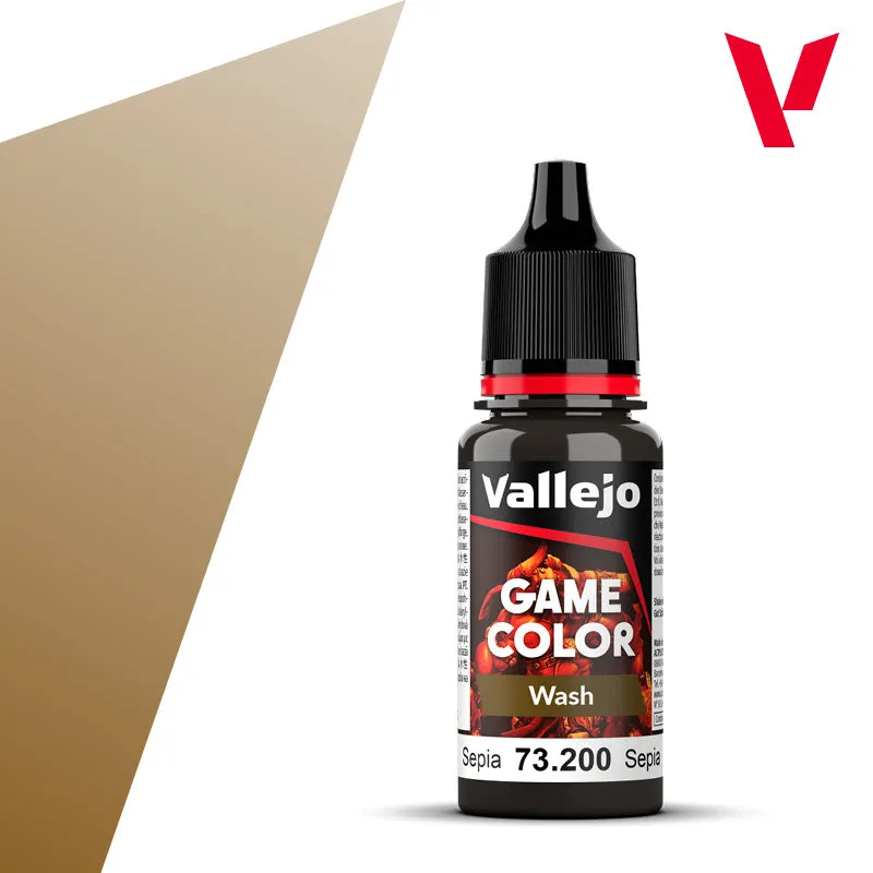 vallejo-game-color-sepia-wash-200-peinture-18ml image 1