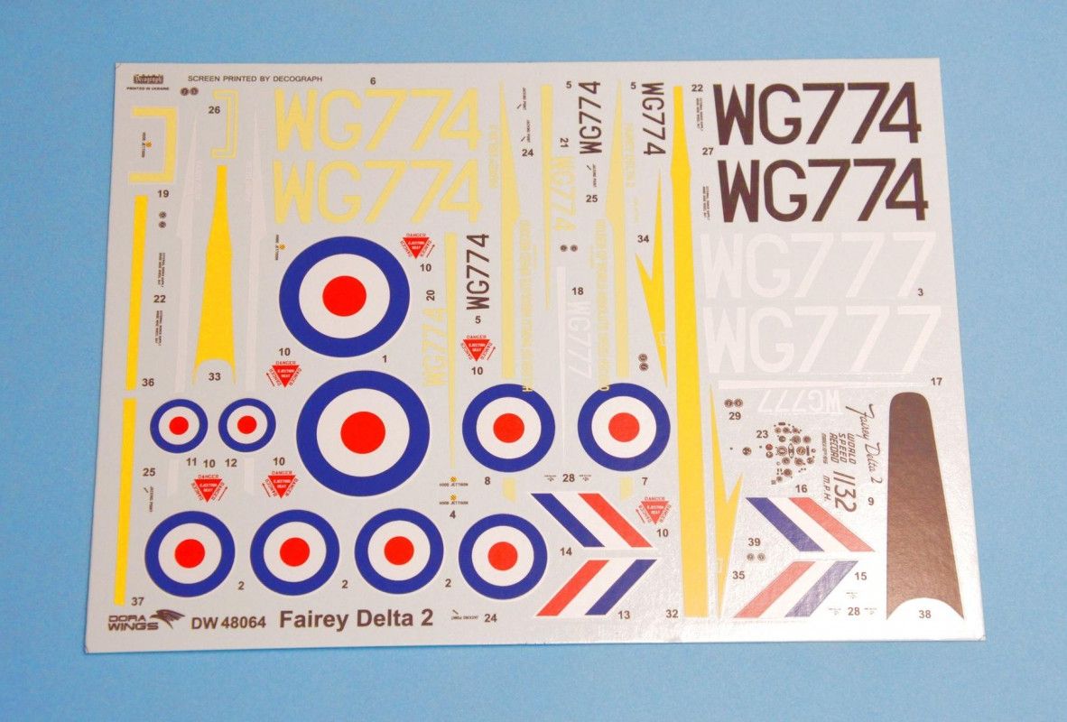 dora-wings-fairey-delta-2-maquette-avion-1-48-supersonique image 4