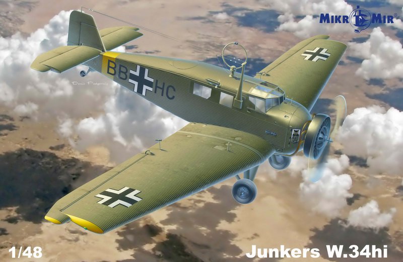 amp-mikromir-junkers-w-34hi-maquette-avion-1-72-transport image 1
