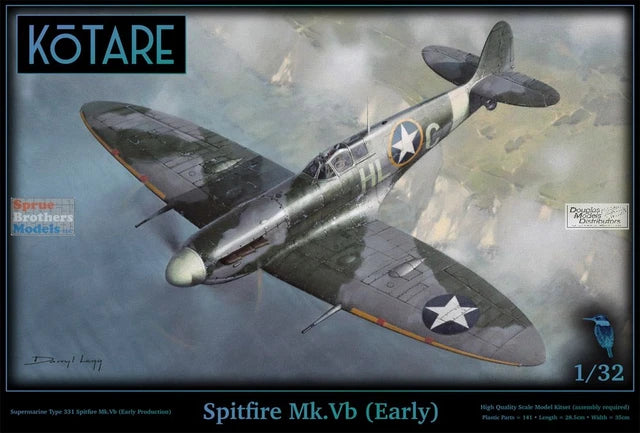 kotare-k32006-maquette-spitfire-mk-vb-early-1-32 image 1