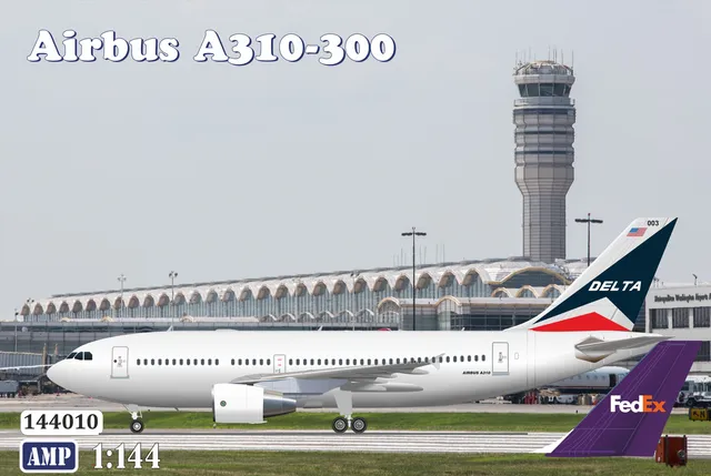 amp-airbus-a310-300-maquette-avion-1-144-delta-fedex image 1