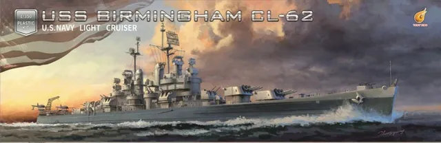 very-fire-vf350921-uss-birmingham-cl-62-maquette-bateau-1-350 image 1