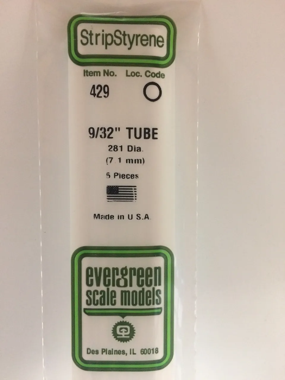 evergreen-tube-429-tube-rond-polystyr-ne-blanc-7-1-mm-5-pi-ces image 1
