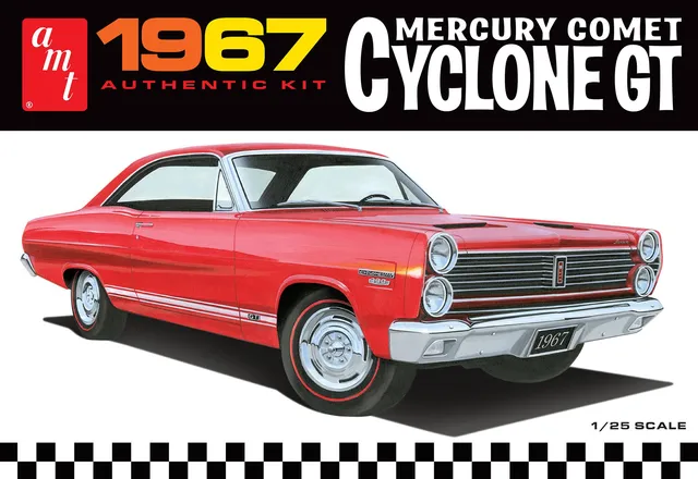 amt-1967-mercury-cyclone-gt-kit-maquette-1-25 image 1