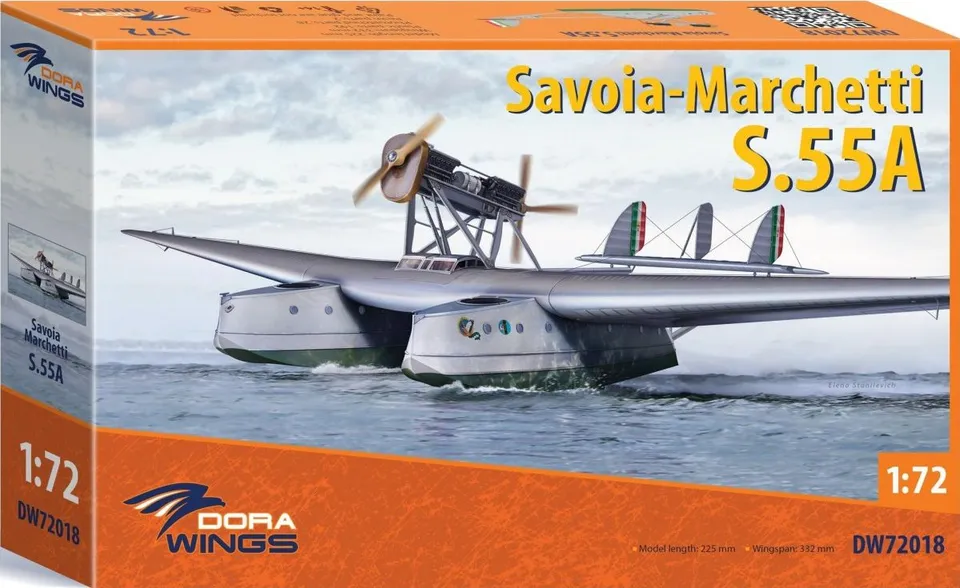 dora-wings-savoia-marchetti-s-55a-maquette-hydravion-1-72 image 1