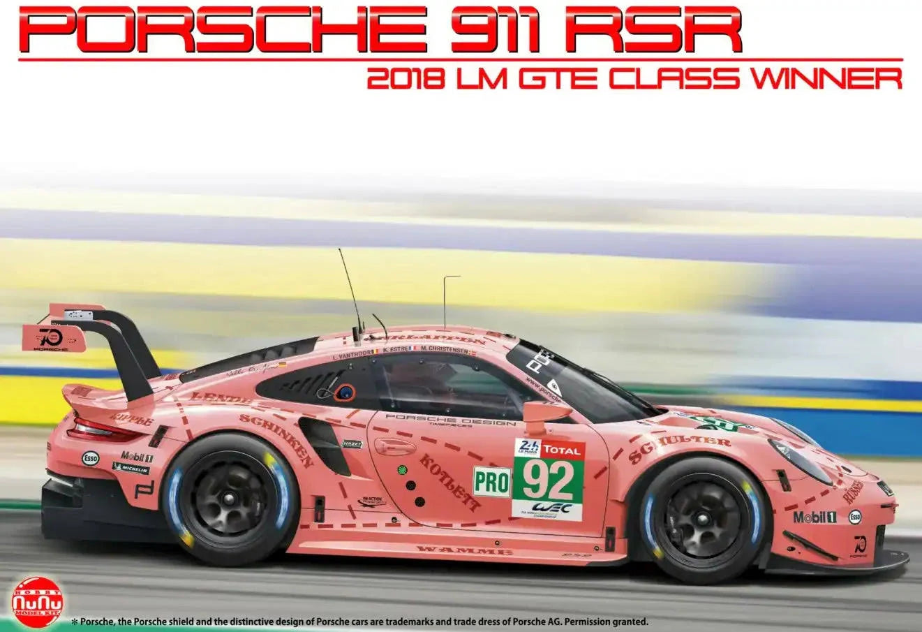 nunu-24040-porsche-911-gt3-rsr-maquette-voiture-1-24-le-mans image 1