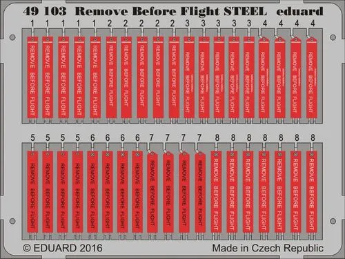 eduard-49103-remove-before-flight-accessoire-1-48-steel image 1
