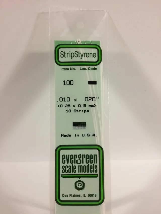 evergreen-strips-100-baguette-polystyr-ne-blanc-10-pi-ces image 1