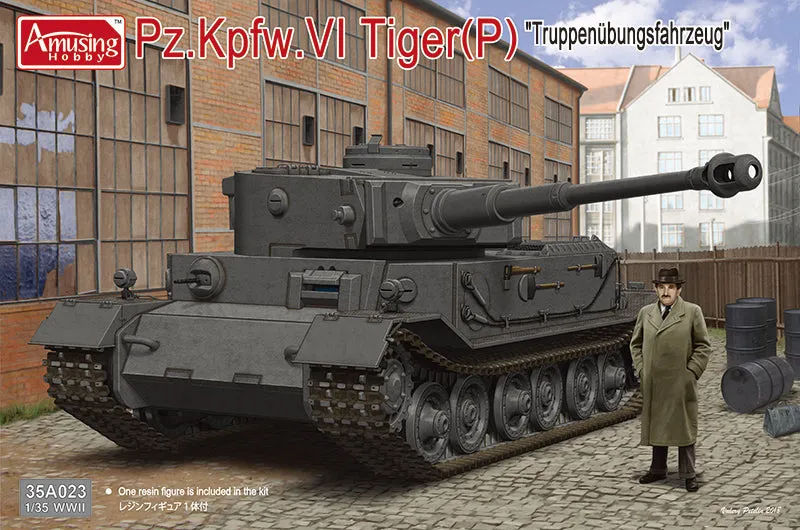 amusing-hobby-35a023-tiger-p-maquette-char-1-35-chenilles image 1