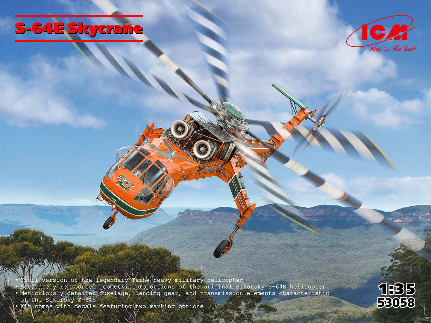 icm-53058-sikorsky-s-64e-skycrane-maquette-h-licopt-re-1-35 image 2