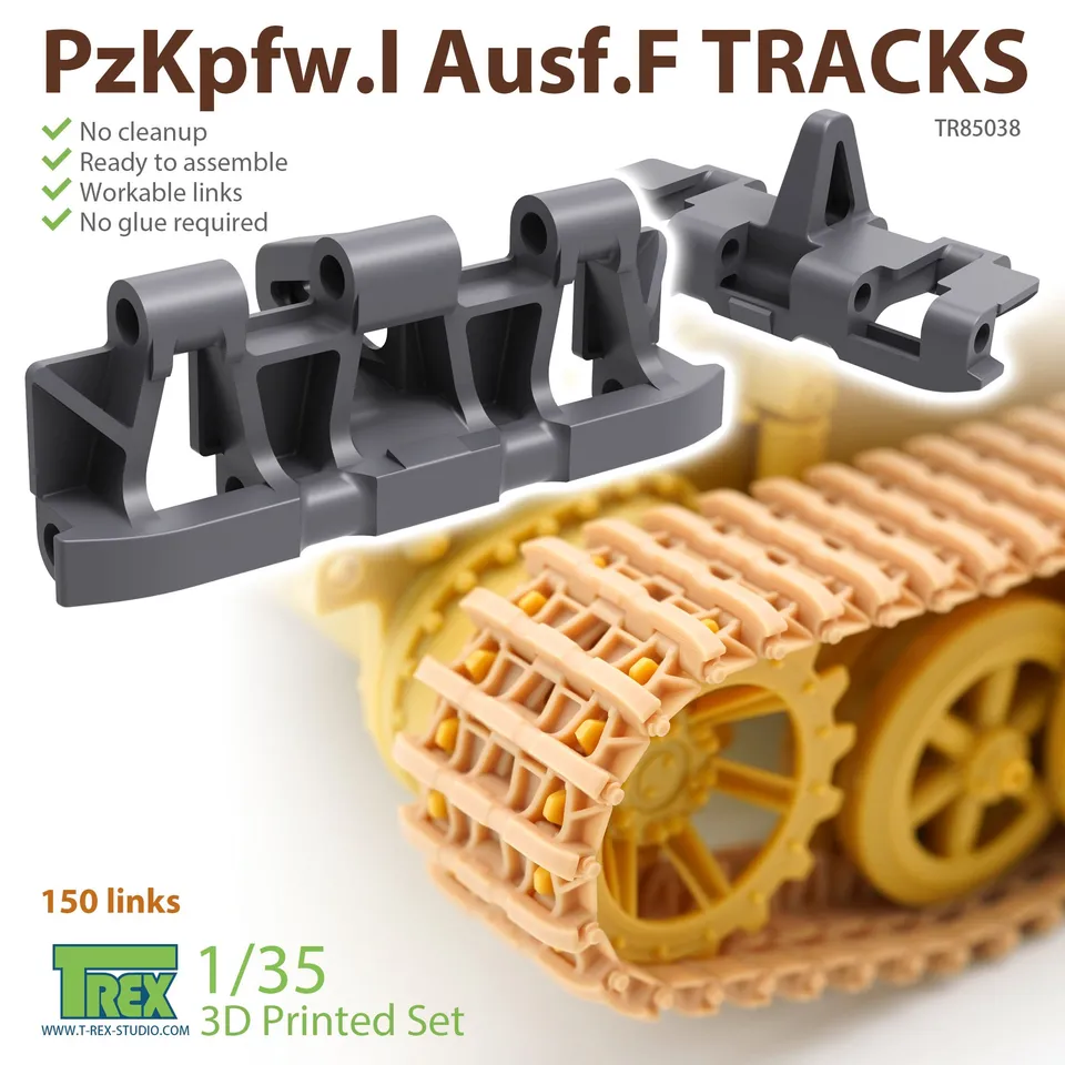 t-rex-85038-pzkpfw-i-chenilles-maillons-articul-s-1-35 image 1