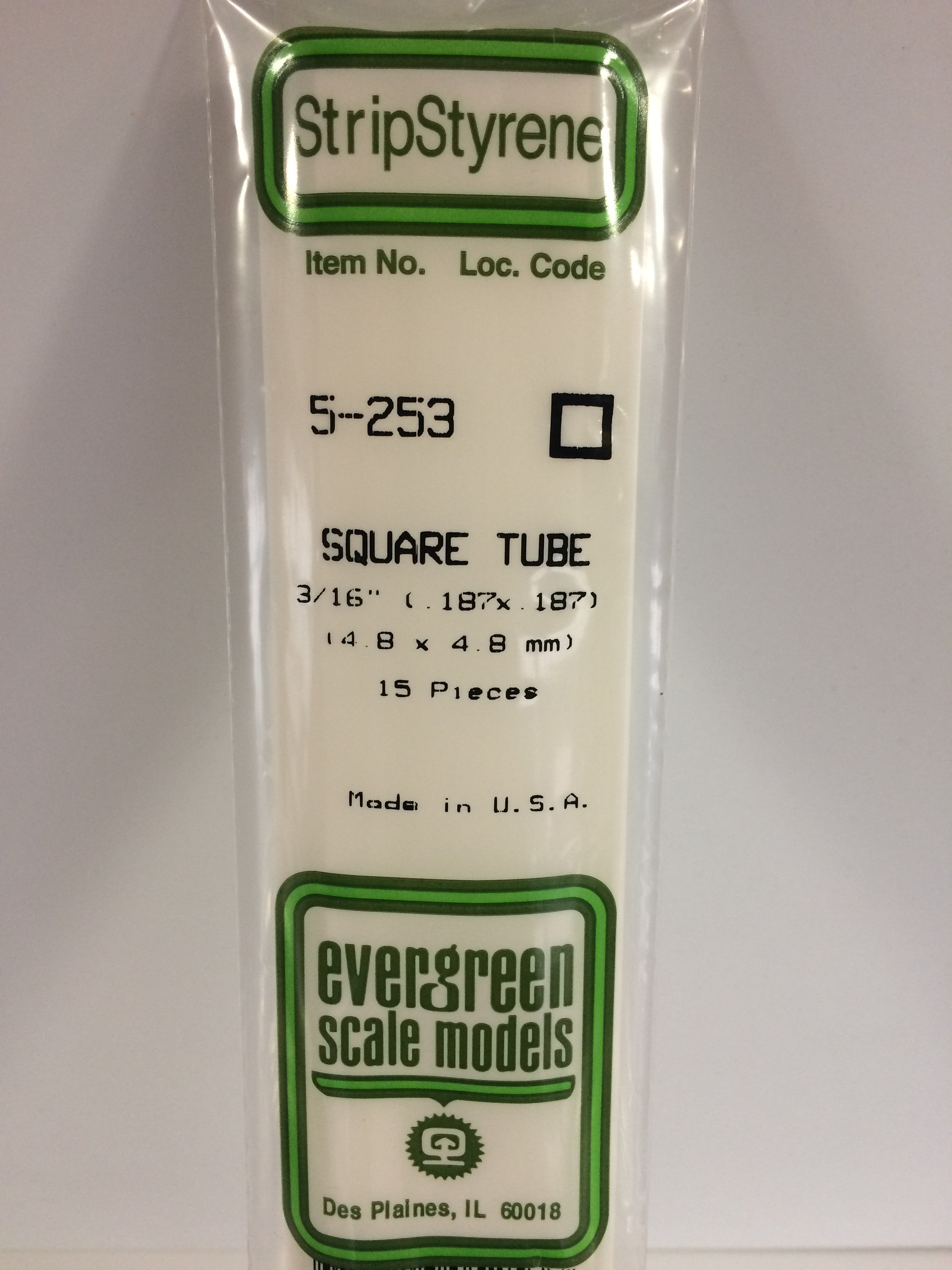evergreen-rod-and-tube-253-tube-carr-blanc-4-8mm-3-pcs image 2