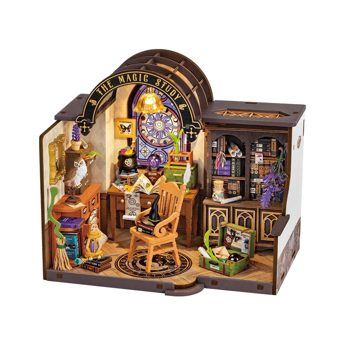 rolife-dg166-the-magic-study-maison-miniature-bois-diy image 1
