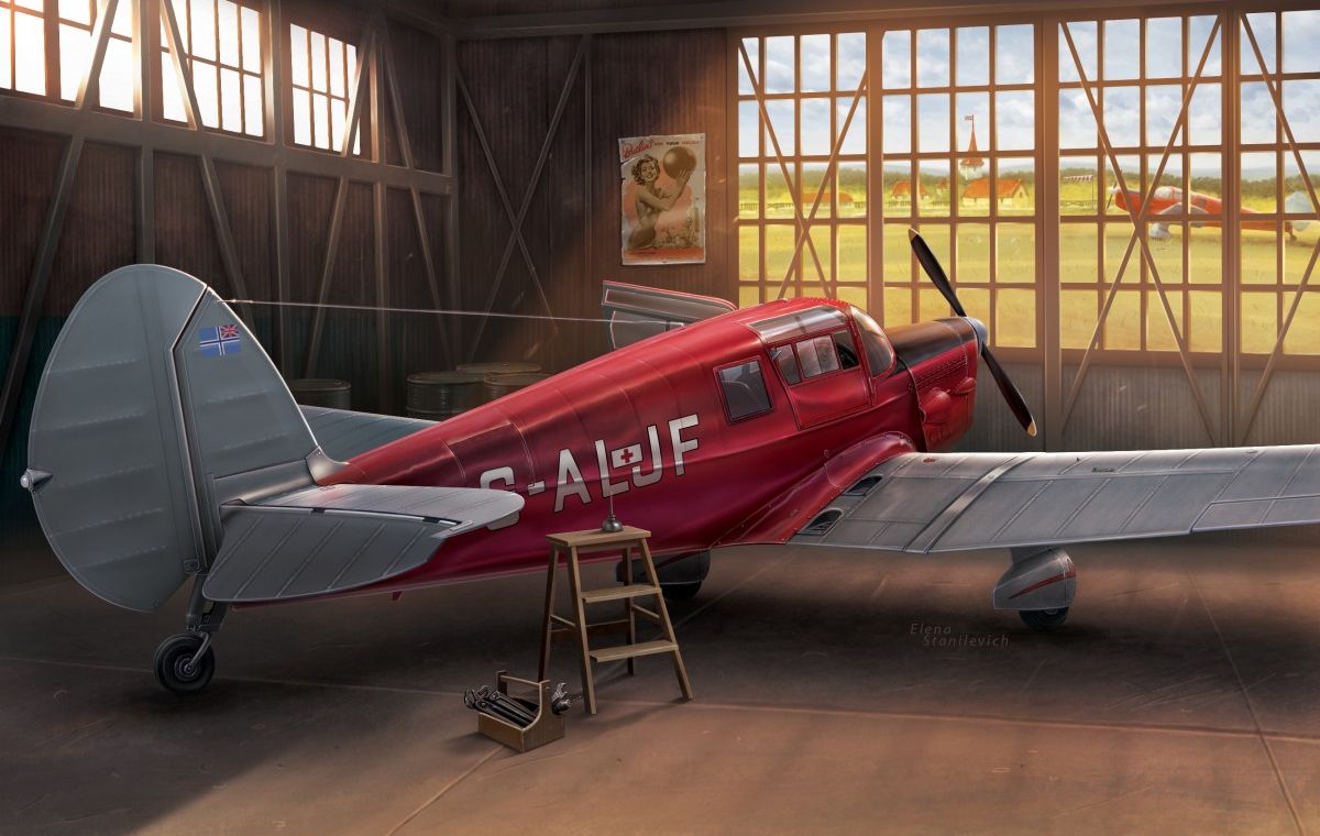 dora-wings-1-48-percival-proctor-mk-iii-maquette-avion-civil image 1