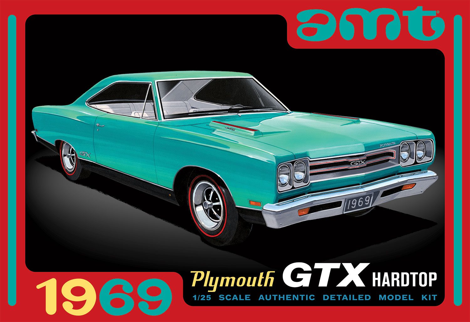 amt-plymouth-gtx-hardtop-1969-maquette-1-25-426-v8 image 1