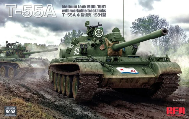 rye-field-model-5155-t-55a-1981-maquette-char-1-35-int-rieur image 1