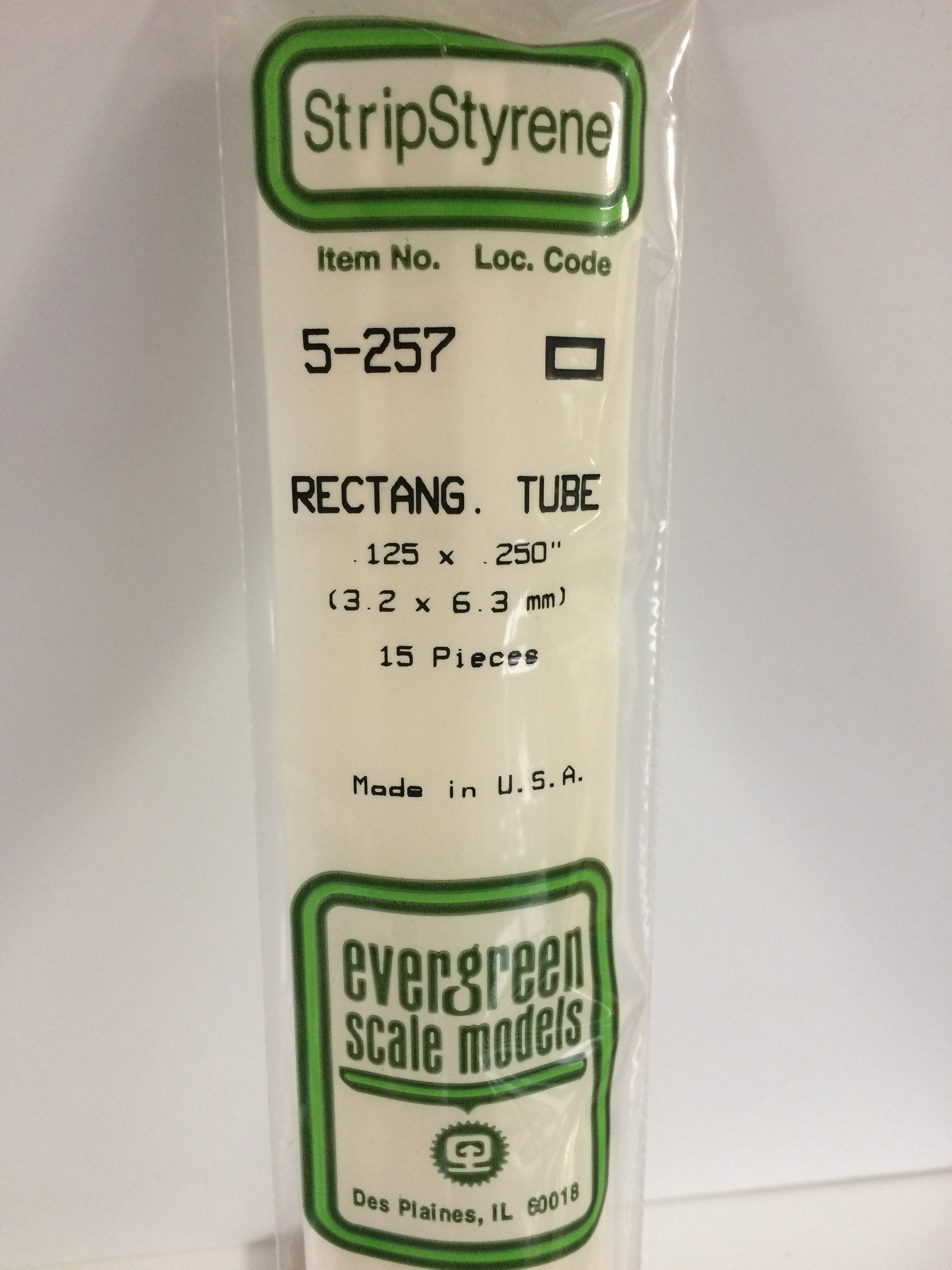 evergreen-rod-and-tube-257-tube-rectangulaire-polystyr-ne-3-2x6-3-mm-3-pcs image 2
