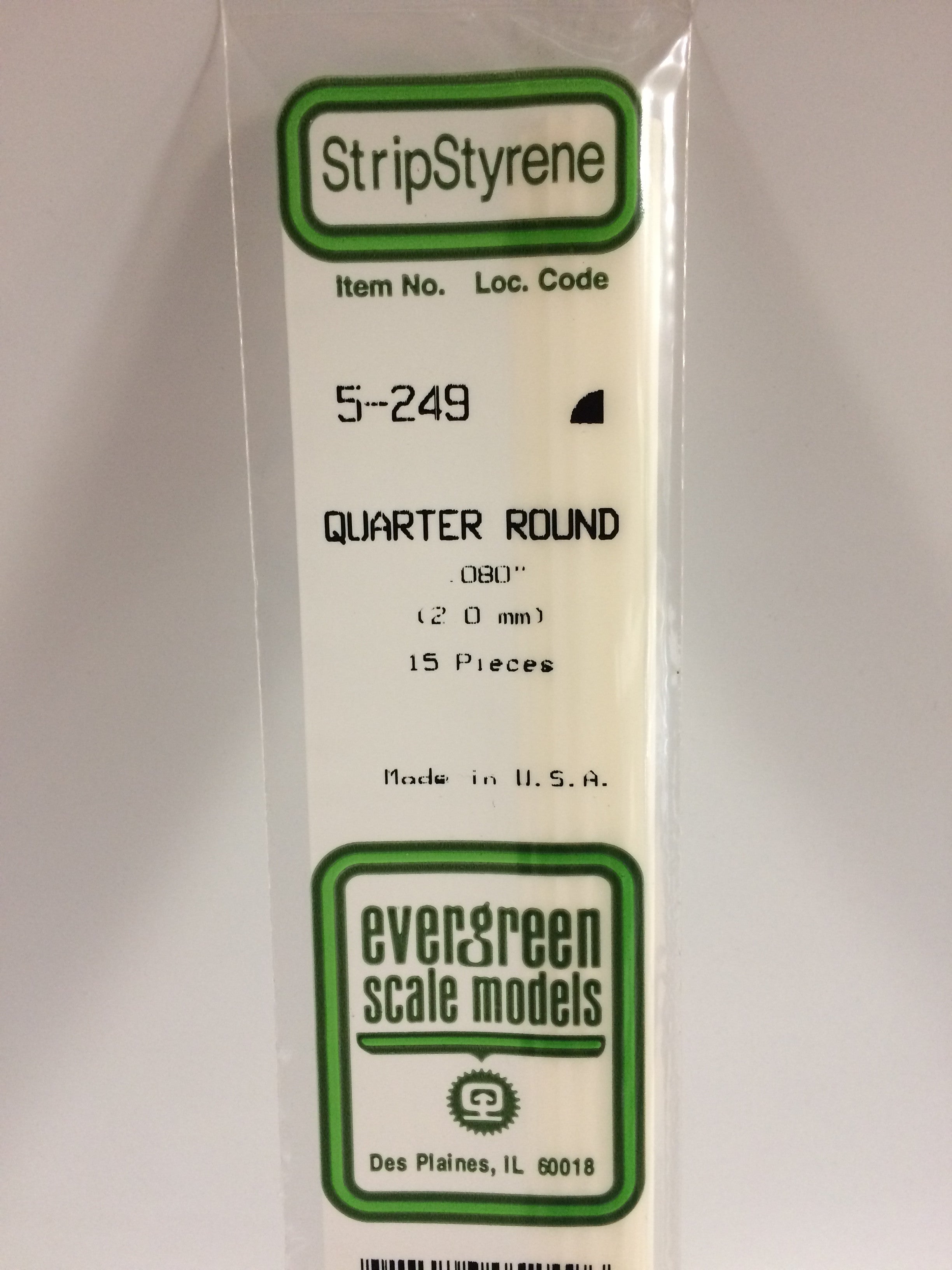 evergreen-shapes-249-quart-de-rond-blanc-2-mm-3-pi-ces image 2
