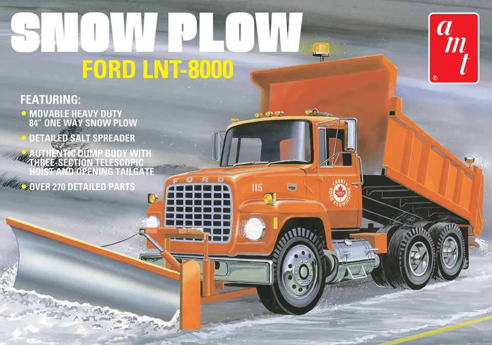 amt-ford-lnt-8000-snow-plow-maquette-1-25-chasse-neige image 1